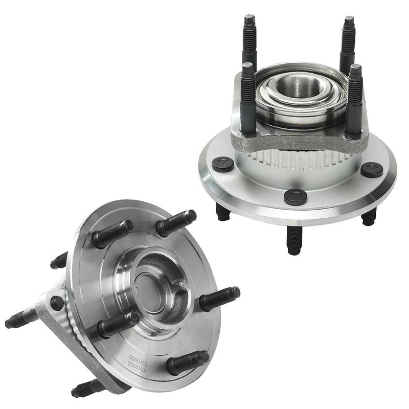 Front Rear Drill Rotors Wheel Hubs w/ 20pc Lug Nuts for 2005-2010 Grand Cherokee gallery
