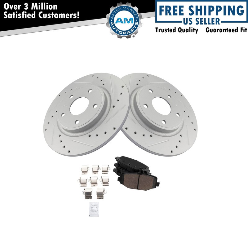 Rear Ceramic Brake Pad & Performance Rotor Kit