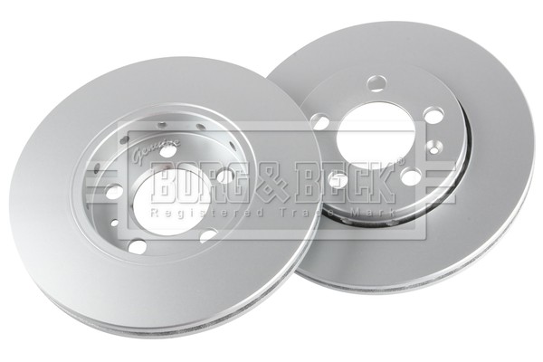 2x Brake Discs Pair Vented fits SKODA RAPID Front 1.0 1.2 1.6 1.4D 12 to 19 Set gallery