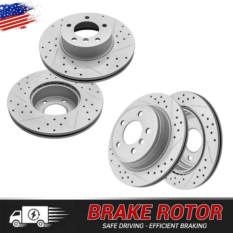 Front And Rear Brake Disc Rotors for BMW 320i 328i 330i 428i 430i GT xDrive