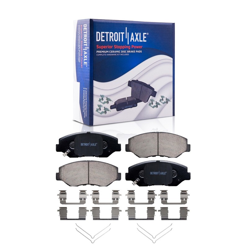 11.10" Front and 10.24" Rear Drilled Rotors Brake Pads for Honda Civic Acura ILX gallery