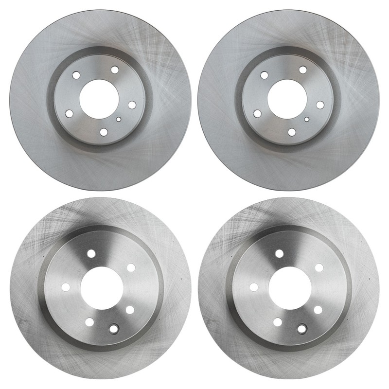 Front & Rear Brake Disc Rotors Sedan for Nissan Maxima Z 370Z INFINITI QX50 Q40