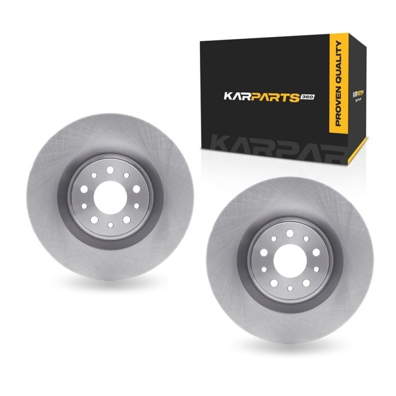 For Fiat 500L 2014 15 16 17 18 2019 Disc Brake Rotors | Front Set Of 2 Cast Iron