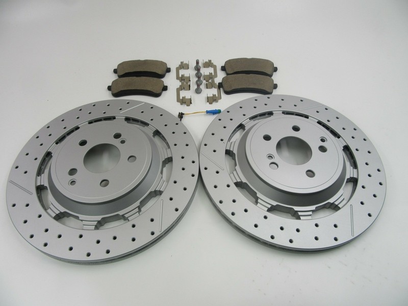 Mercedes Benz S63 S65 Amg rear brake pads and rotors #468 TopEuro gallery