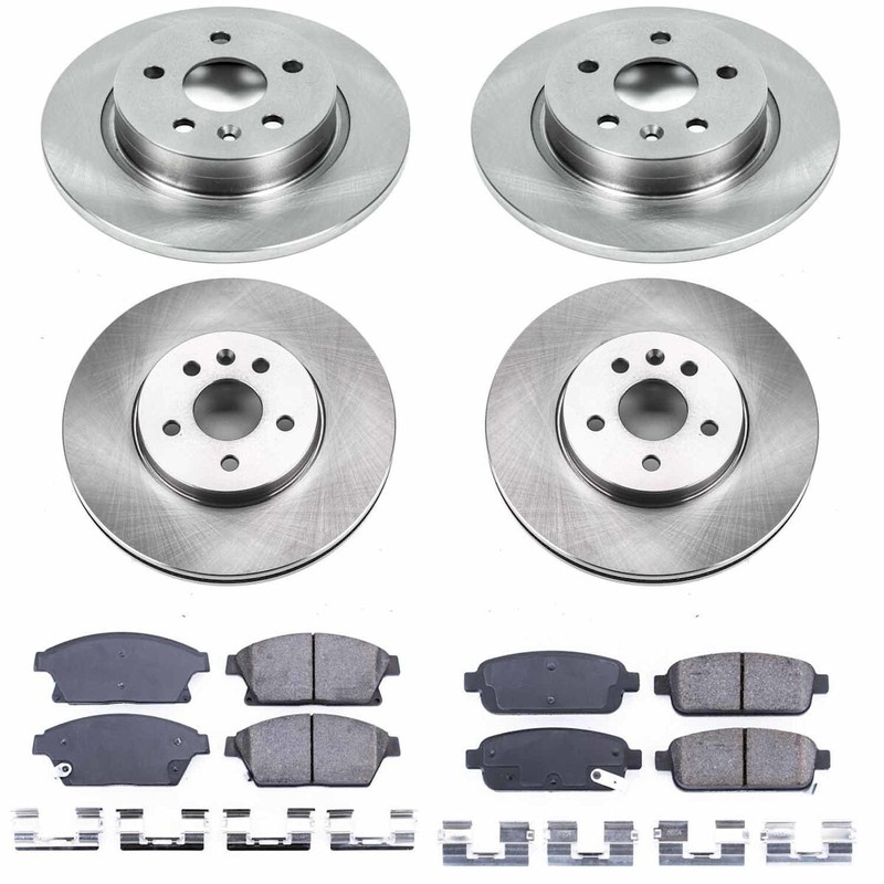 KOE6792 Powerstop Brake Disc and Pad Kits 4-Wheel Set Front & Rear for Encore gallery