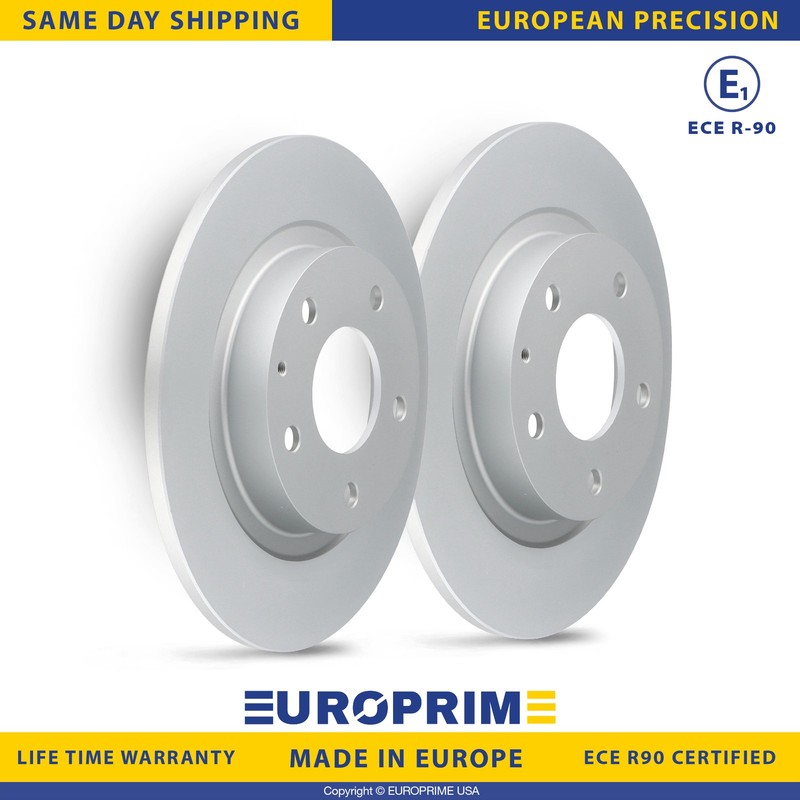 10.93 inch Rear Disc Brake Rotors Set for 2014-2021 Mazda 6 Replacement