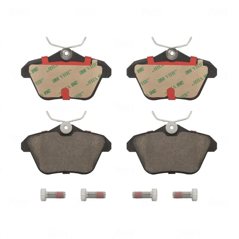 Rear Brembo UV Coated Disc Rotors+NAO Pads for Alfa Romeo 164 164 93-95 251mm gallery