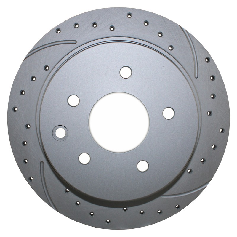 Bison Performance Rear Drilled Coated 291.5mm Brake Disc for Altima Juke Sentra