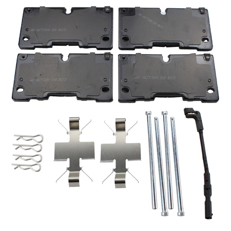 DuraGo Front Rotors Akebono ProACT Ceramic Disc Brake Pad Kit For Silverado 1500 gallery