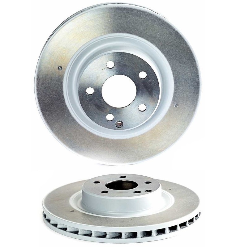 Brembo Pair Set of 2 Front Coated 330mm Brake Disc Rotors For MB C219 W211 X204