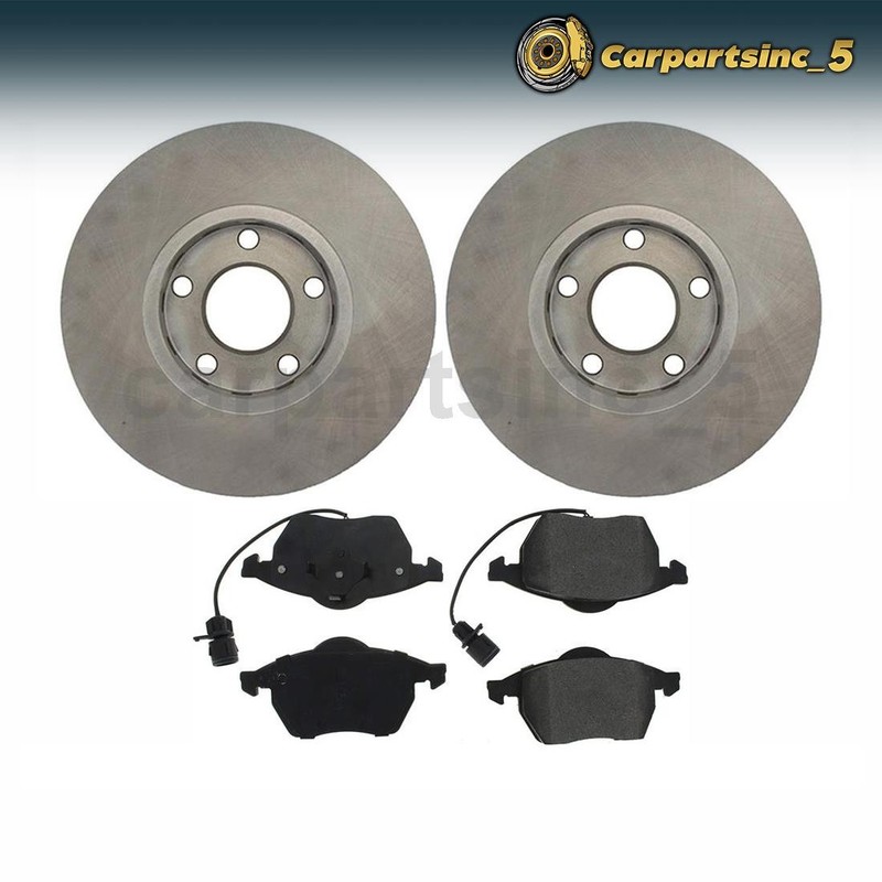 Brake Pad Brake Rotor Front Fits 1992-1994 Audi 100 1992-1994 Audi 100 Quattro