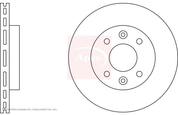 2X APEC Front Brake Discs for RENAULT 21 1989-94 238mm Vented DSK199 gallery