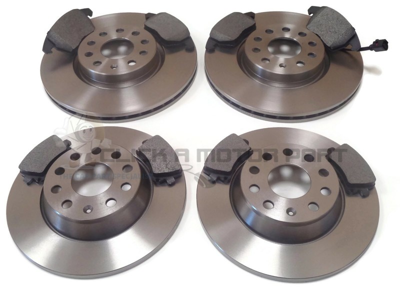 VW JETTA 1.4 TSi 2.0 TFSi & 2.0 TDI FRONT & REAR BRAKE DISCS & PADS (CHECK SIZE)