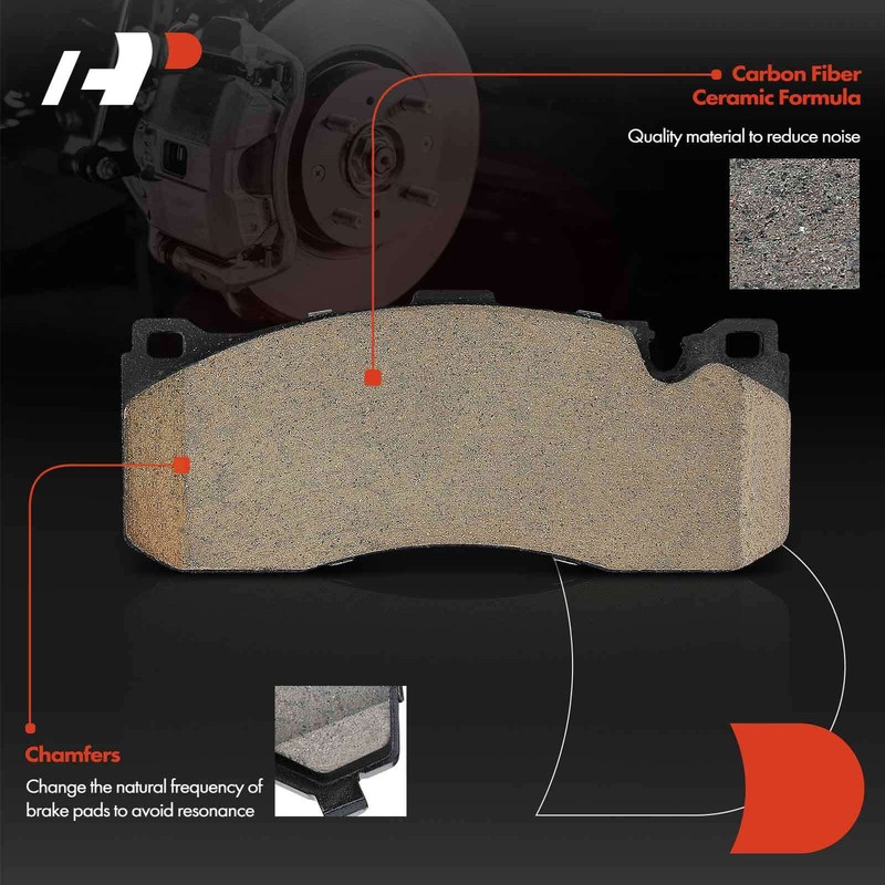 Front Disc Brake Rotors + Ceramic Brake Pad for BMW 135i 2008-2013 135is 2013 gallery