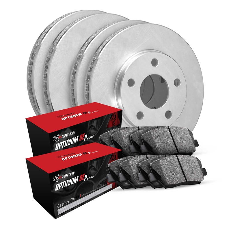 R1 Concepts Wfun2 55072 R1 Concepts Brake Rotor Blank With Optimum Oe Pads