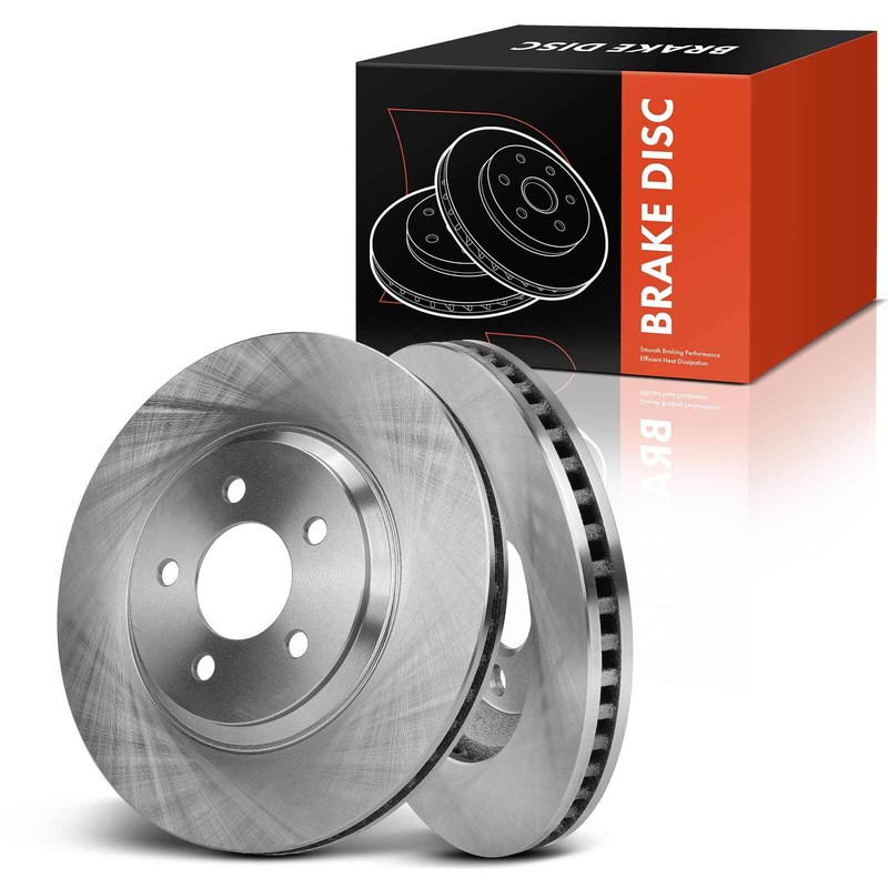 2Pcs 316.2mm Front Disc Brake Rotors for Ford Mustang 2005-2014 V6 3.7L V8 4.6L