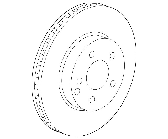 Genuine Mercedes-Benz Disc Brake Rotor 167-421-36-00 gallery