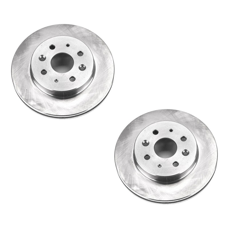 SET-P15JBR1514-2 Powerstop Brake Discs 2-Wheel Set Front for Kia Rio 2003-2005
