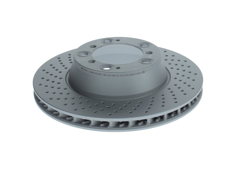 Brake Disc Single Vented Rear Left 329.7mm 0986479581 Bosch 99135240302 BD1424 gallery