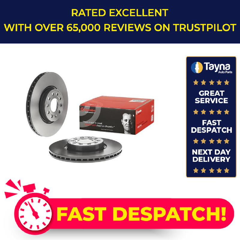 2x Brake Discs Pair Vented fits CUPRA FORMENTOR KM7 Front 1.4 1.5 2.0 2.0D 312mm