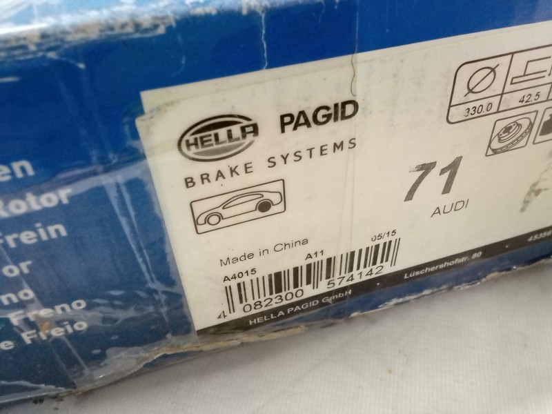 Hella 355117722 Disc Brake Rotor gallery