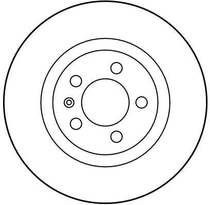 Brake Disc TRW DF2804 For AUDI, SKODA, VW, SEAT (1 pcs) gallery