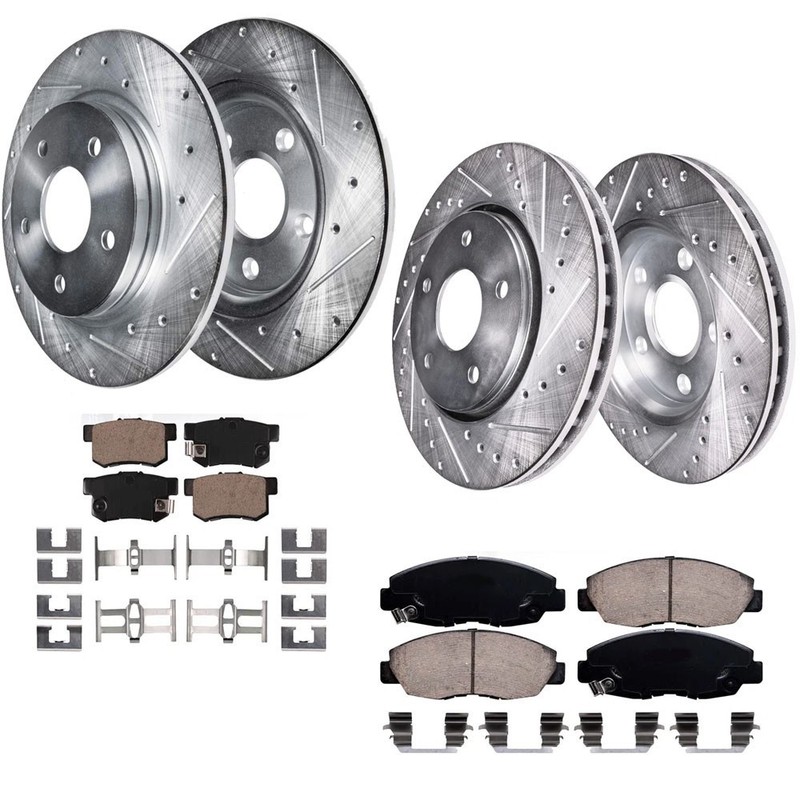 Brake Rotors & Disc Rotors Ceramic Pads Kit