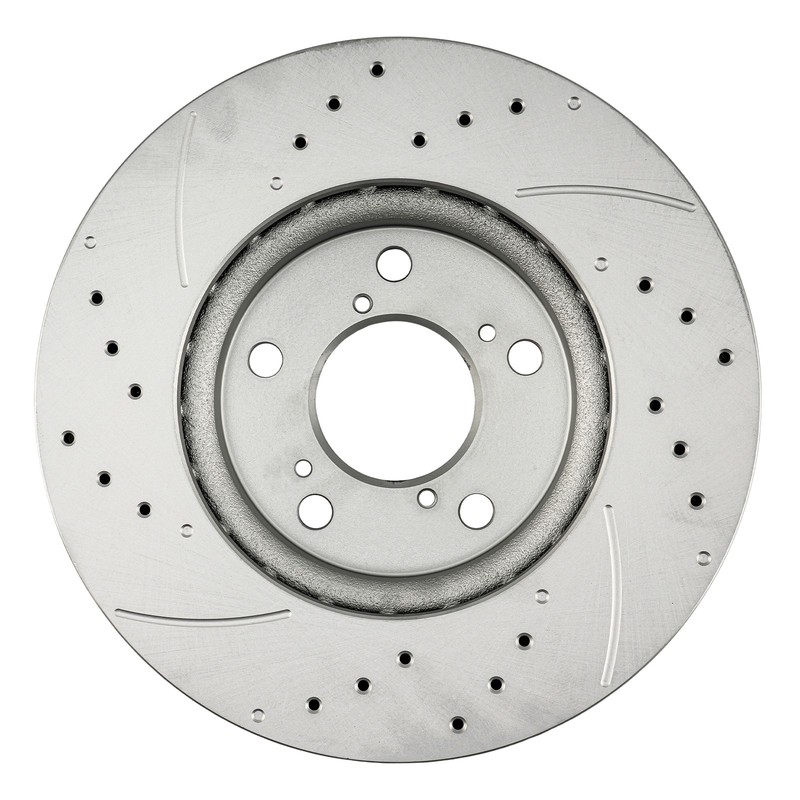 Front Drilled Slotted Brake Rotors for 2005-2010 Honda Odyssey 31368 45251SHJA00 gallery