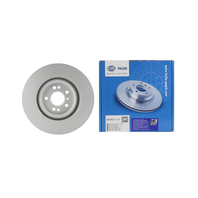 Hella Front 350mm Disc Brake Rotor For Mercedes X164 GL320 GL350 GL450 GL550