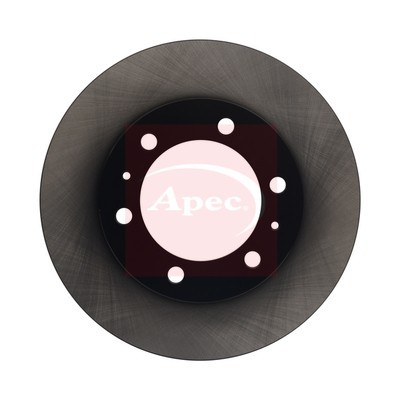 2x Apec Red Front Brake Discs 297mm Fits Toyota Hilux 435120K060