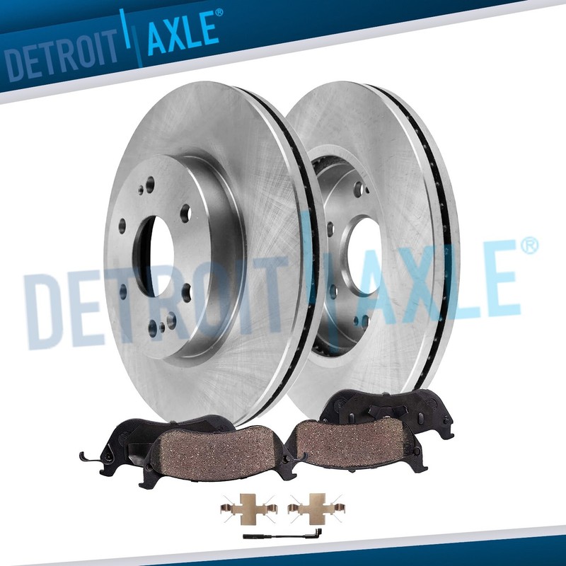 Front Brake Rotors Ceramic Brake Pads Kit for Escalade ESV Silverado Sierra 1500