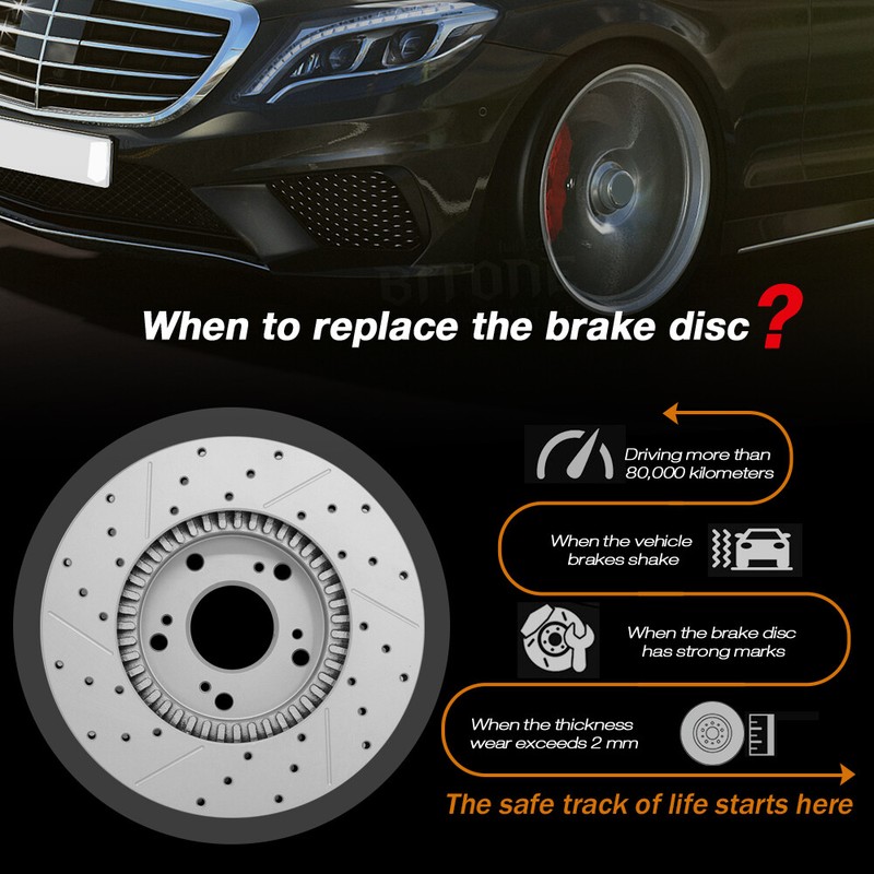 274mm Rear Disc Rotors Brake Pads for 14-15 Subaru Forester Impreza XV Crosstrek gallery