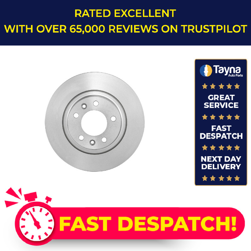 2x Brake Discs Pair Solid fits PEUGEOT EXPERT VF3, VF3X 2.0D Rear 07 to 16 290mm