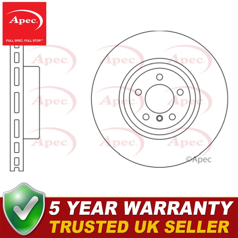 Apec Front Brake Disc Fits BMW 3 Series 4 2.0 D 2.8 3.0 #3 34106797606