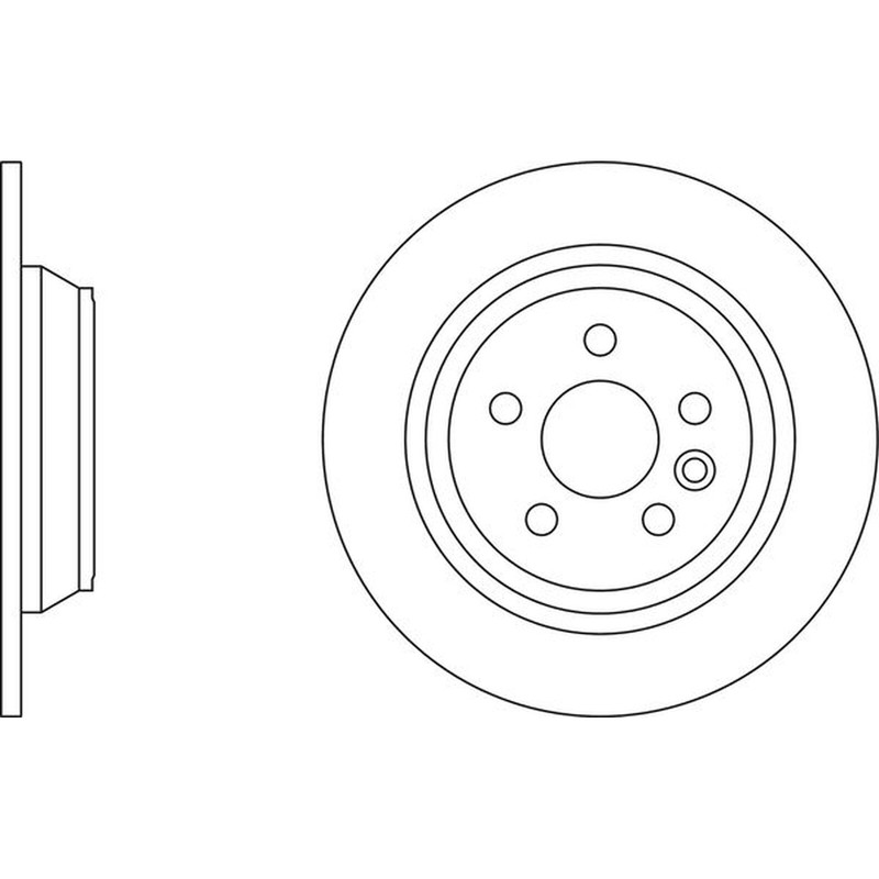 Apec Blue Brake Disc – Rear SDK6107 – Fits selected Ford and Range Rover