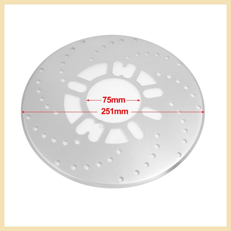 2Pcs Silver Tone Aluminum Alloy Cross Drilled Car Disc Brake Rotor Covers Parts gallery