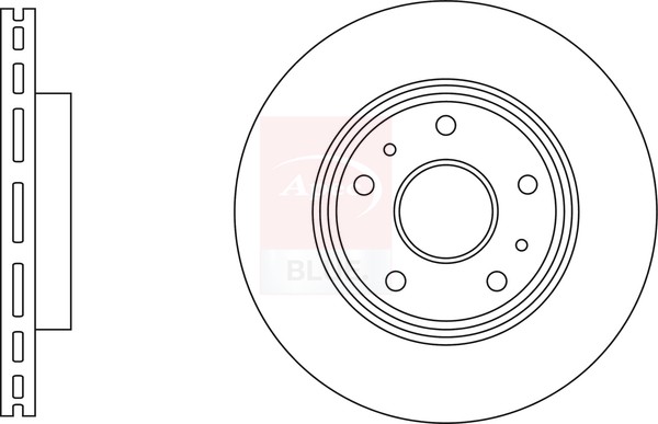 2x Brake Discs Pair Vented fits SUZUKI SX4 1.6 Front 2006 on M16A 280mm Set New gallery