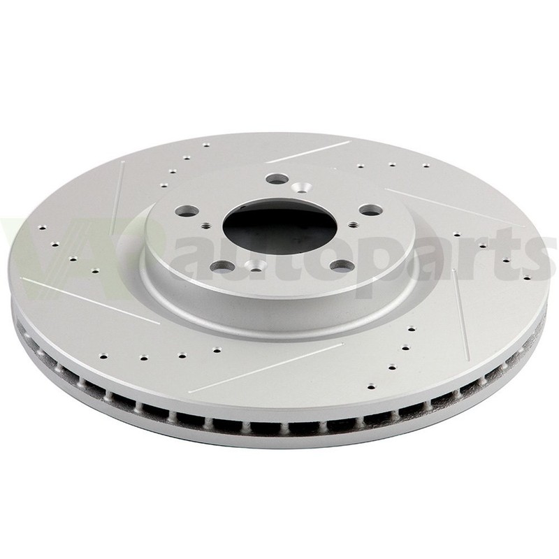 Front + Rear Brake Rotors Discs Fits 2009-2013 Acura MDX ZDX Honda Pilot Slotted gallery