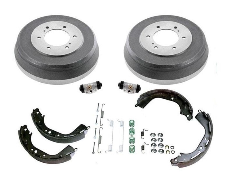 Fits 1989-1991 Nissan Pathfinder Rear Brake Drums Shoes Cylinders Springs