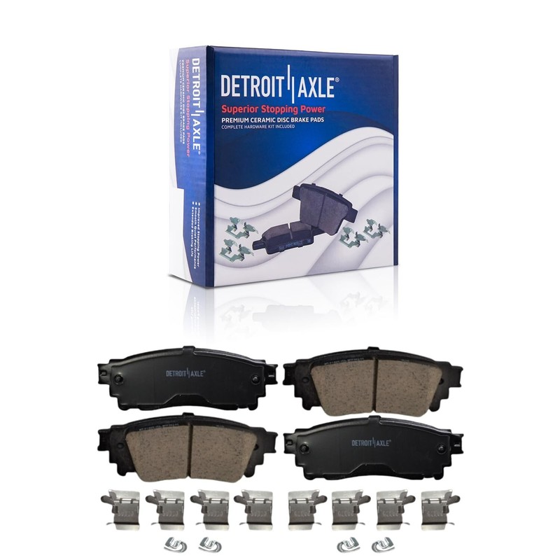 Front Rear Drilled and Slotted Disc Rotors Brake Pads for 2018 2019 Toyota C-HR gallery