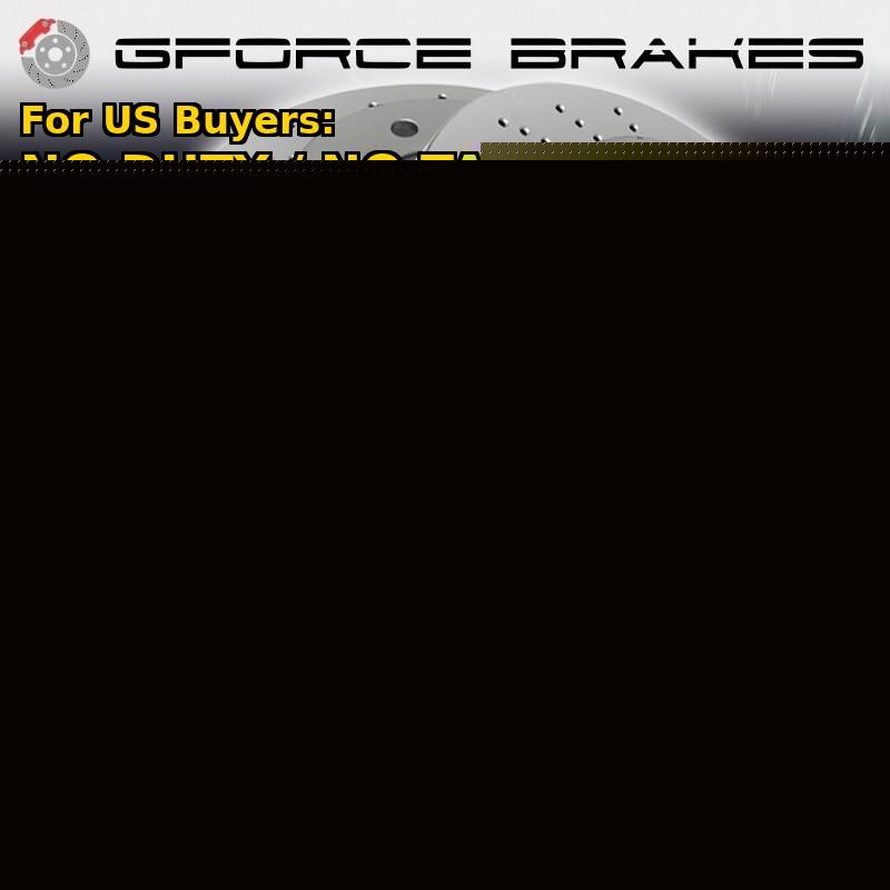Front+Rear Drill Rotors & Ceramic Pads for 2011 Chevrolet Express 3500 SRW 90mm