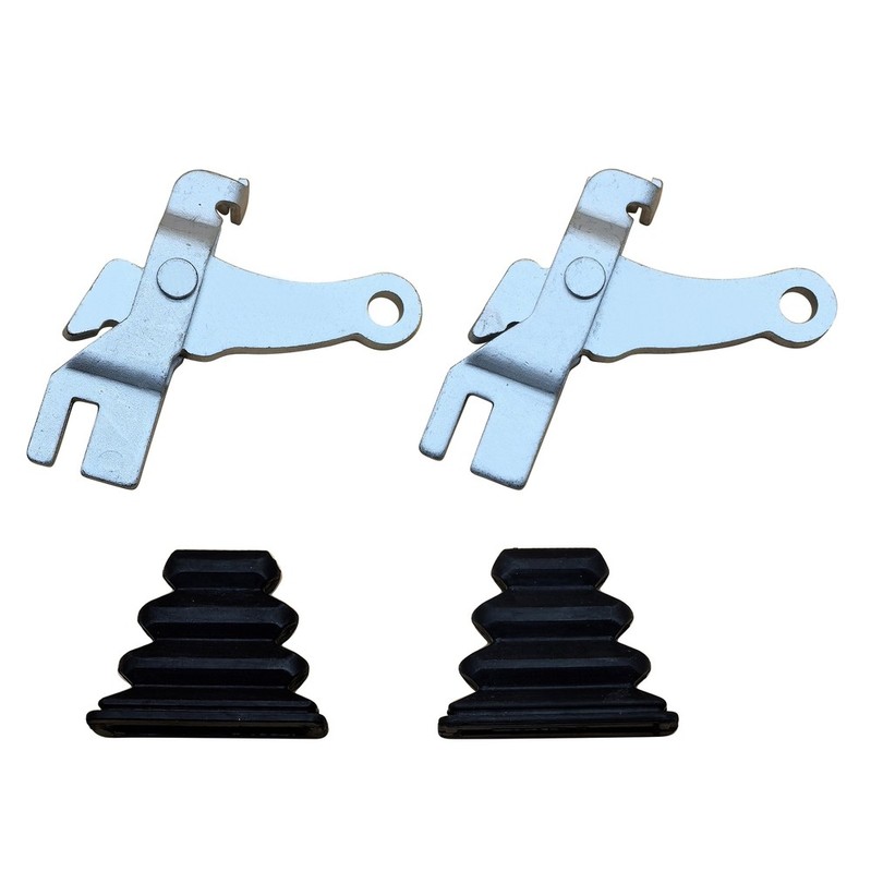 Brake Backing Plates & Parking Brake Lever Kit For Dodge 2002-2007 Ram 1500 New gallery