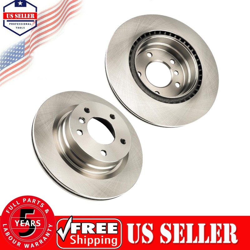 Rear Vented Brake Rotors For 2007-2011 BMW 328i 2014 2015 BMW 328i 2006 BMW 325i