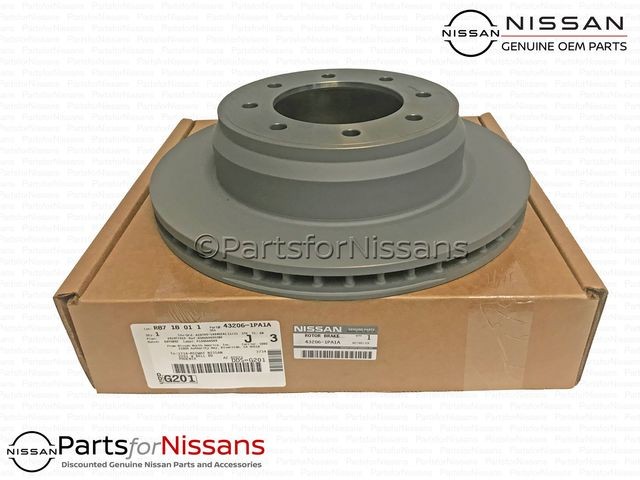 Genuine Nissan Titan XD NV Full Size Rear Brake Disc Rotor – NEW OEM