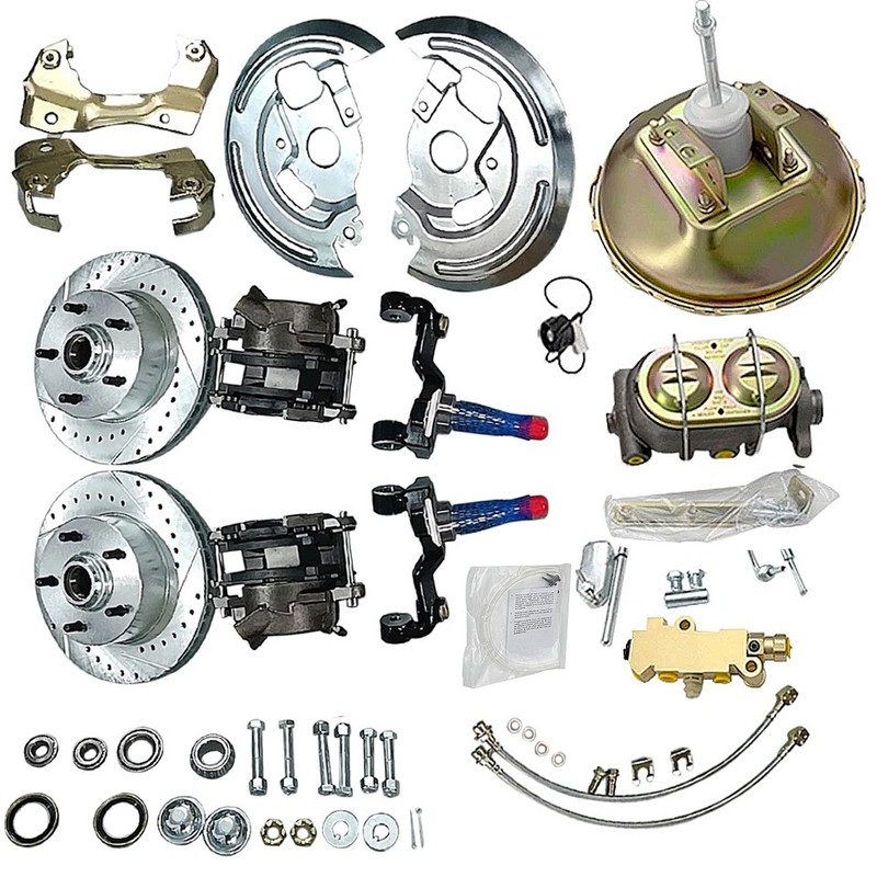 11″ Power Brake Booster & Front Disc Brake Kit for 67–72 GM A/F/X Body Cars