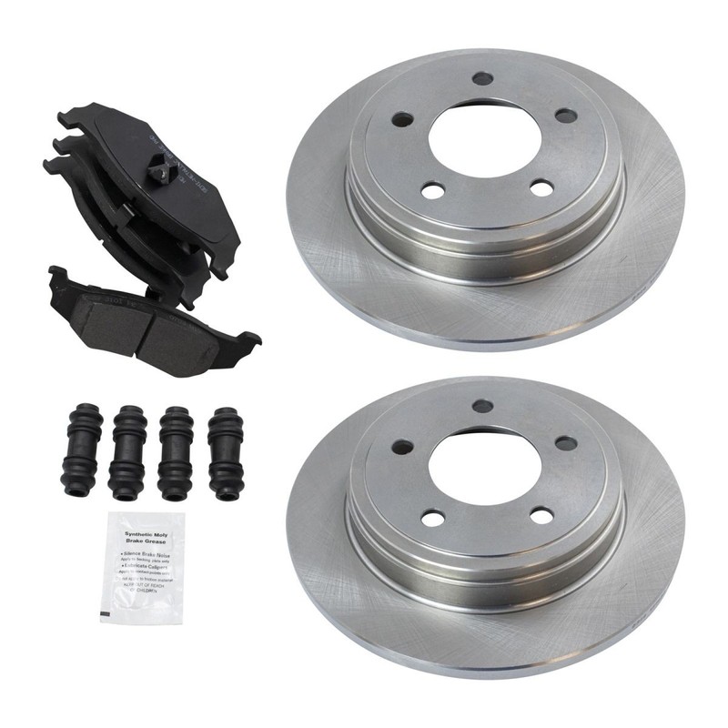Semi Metallic Brake Pad & Rotor Rear Kit for Chrysler Dodge Eagle Brand gallery