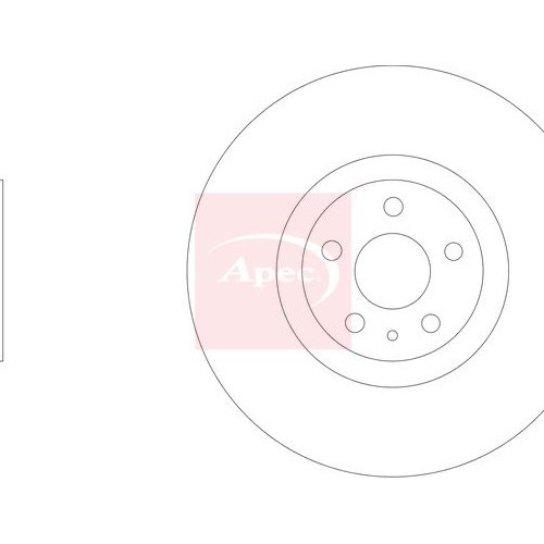 For VOLVO XC60 II 246 2017 on BRAKE DISC (FRONT) (SINGLE) DSK3328