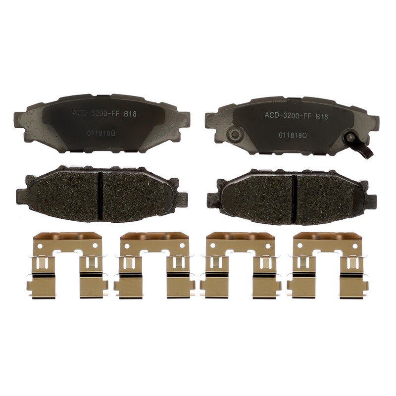 ACDelco Disc Brake Pads and Rotors Kit Front Rear For 10-14 Subaru Outback gallery
