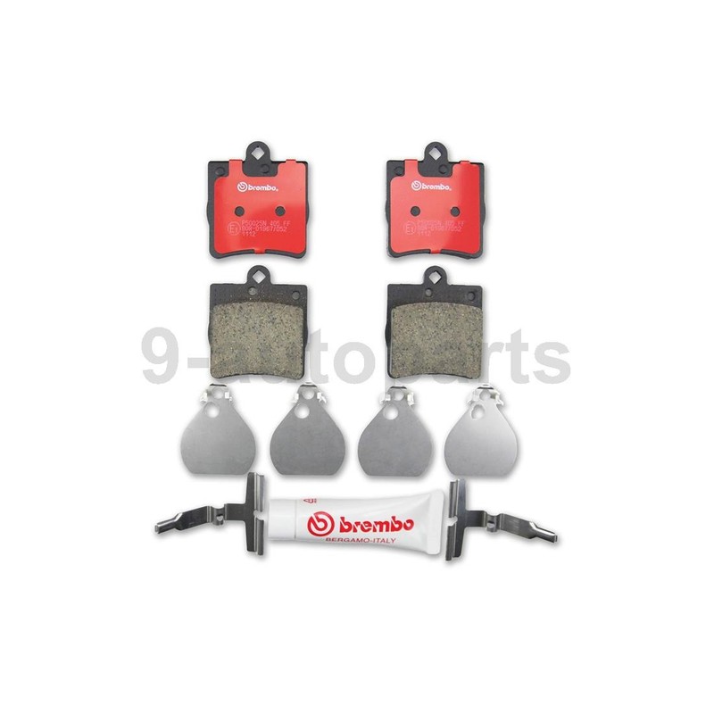 Brembo Front Rear Brake Kit Drilled Rotors Ceramic Pads for 04 - 08 Crossfire gallery