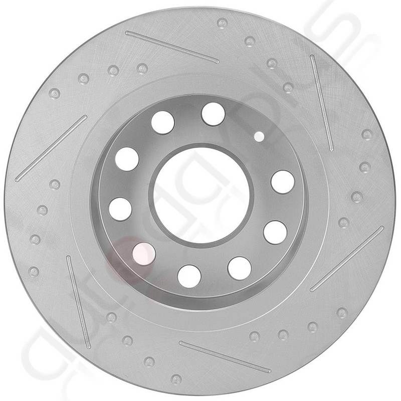 Fits 2015-2016 Volkswagen Golf 1.4L 1.8L Front Vented Rear Solid Brake Rotors gallery